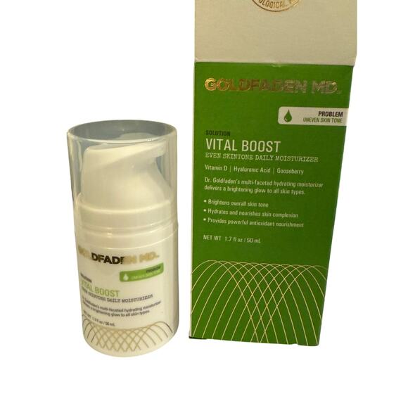 Goldfaden MD Vital Boost Even Skin Tone Daily Moisturizer – 1.7 fl oz - Picture 1 of 6